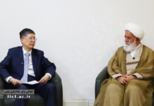 دیدار سفیر جمهوری خلق چین با رئیس پژوهشگاه فرهنگ و اندیشه اسلامی