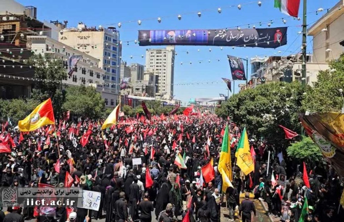 تشییع-امام-شهید،-نمایش-سرمایه-اجتماعی-و-هویت-مستقل-ملت-ایران-بود تشییع رهبر شهید