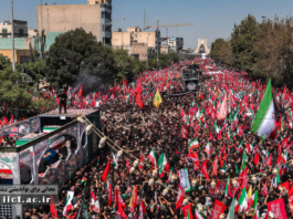 تشییع رهبر شهید